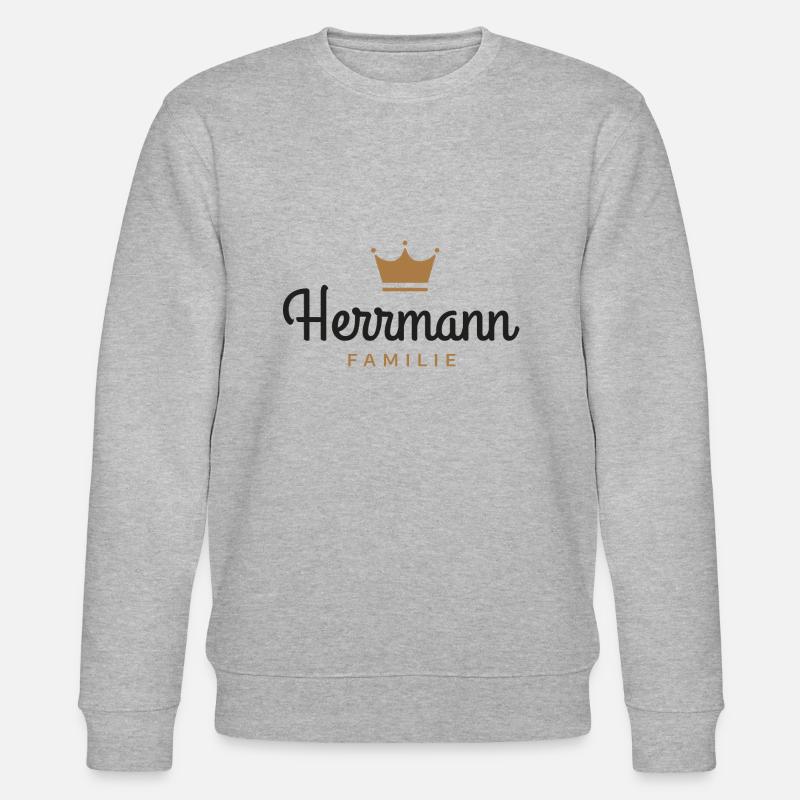 Herrmann-Familie - Stanley/Stella Unisex Bio-Sweatshirt CHANGER  - Grau meliert