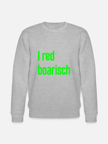 I red boarisch - Stanley/Stella CHANGER Unisex Organic Sweatshirt - heather grey
