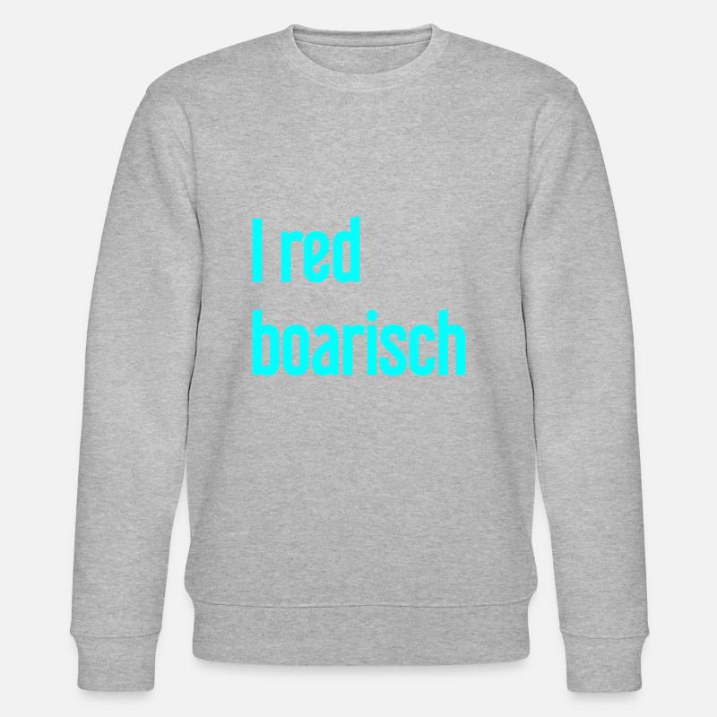 I boarisch rouge - Sweat bio CHANGER Stanley/Stella Unisexe - gris chiné
