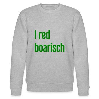 I red boarisch - Stanley/Stella Unisex Bio-Sweatshirt CHANGER  - Grau meliert - Vorne - Nik (191cm) & Marisol (170cm)