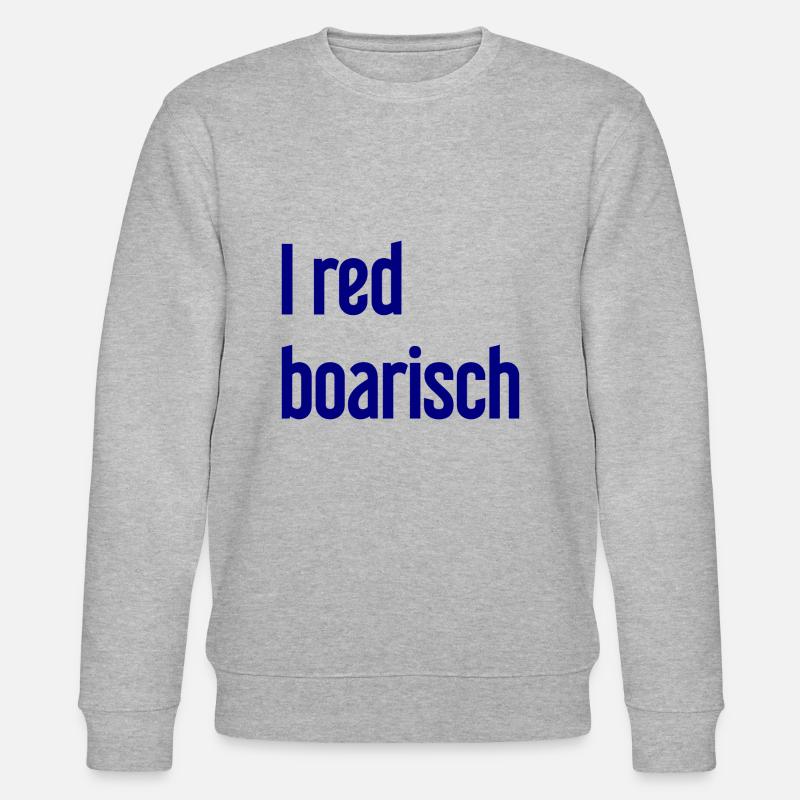 I boarisch rouge - Sweat bio CHANGER Stanley/Stella Unisexe - gris chiné