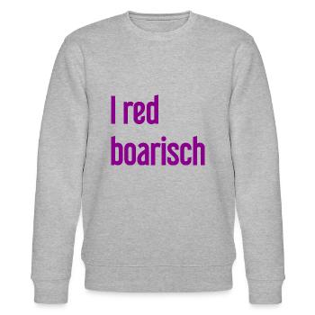 I red boarisch - Stanley/Stella Unisex Bio-Sweatshirt CHANGER  - Grau meliert - Vorne - Nik (191cm) & Marisol (170cm)