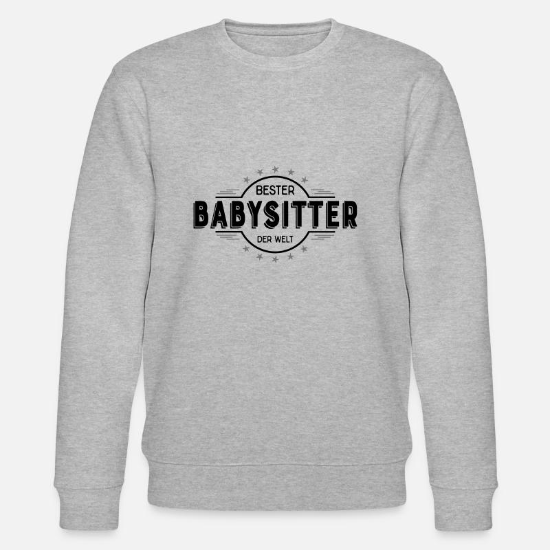 babysitter - Stanley/Stella Unisex Bio-Sweatshirt CHANGER  - Grau meliert