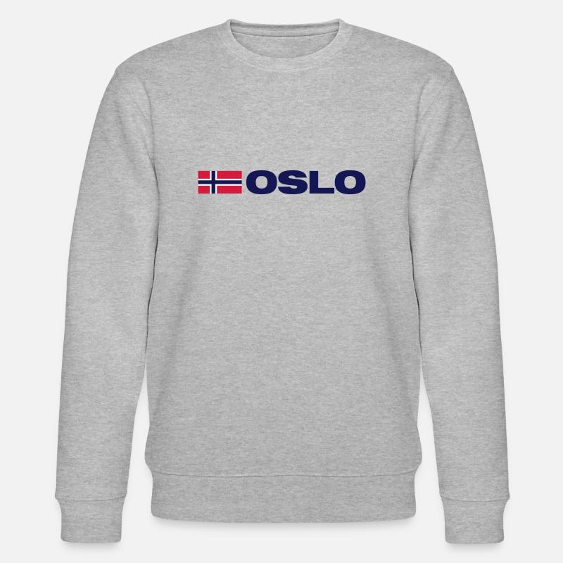 OSLO - Stanley/Stella Unisex Bio-Sweatshirt CHANGER  - Grau meliert
