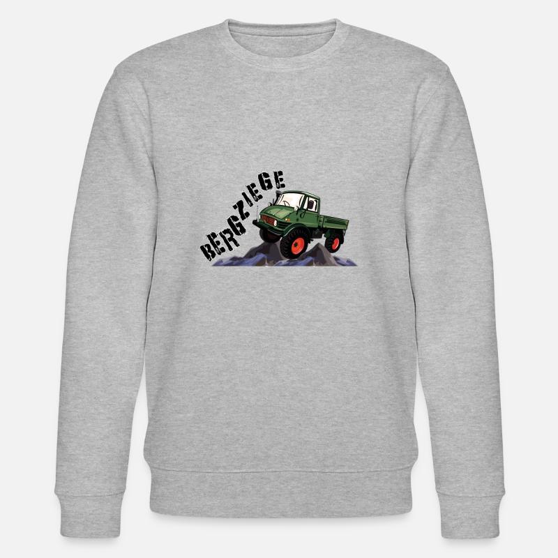 Mountain goat - Unimog - Offroad - Oldtimer - Stanley/Stella CHANGER Unisex Organic Sweatshirt - heather grey