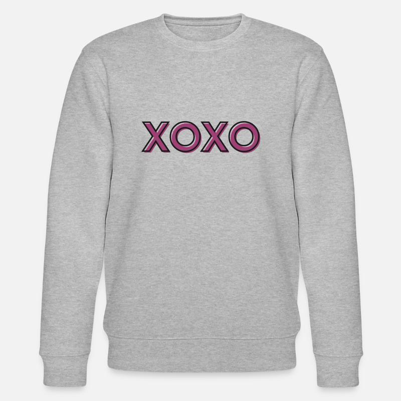 xoxo - Stanley/Stella Unisex Bio-Sweatshirt CHANGER  - Grau meliert