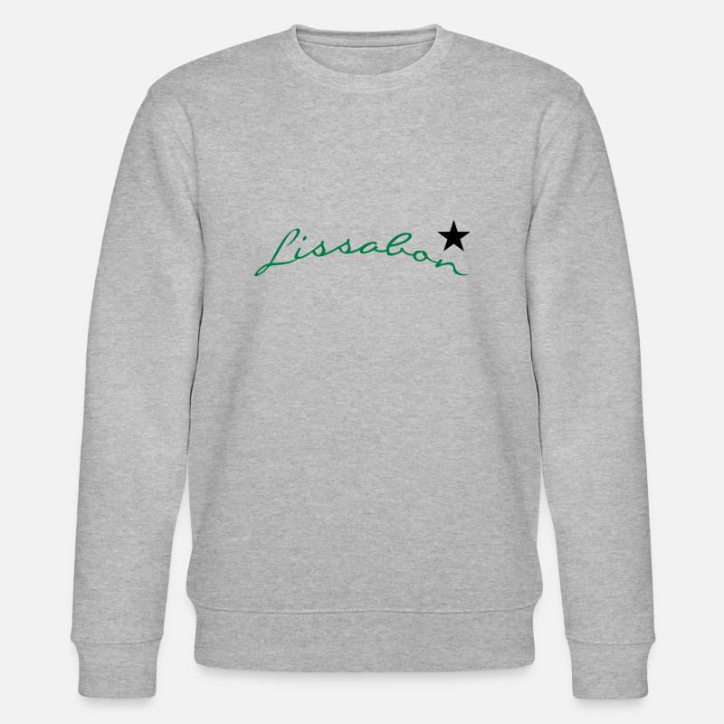 Lissabon (2c) - Stanley/Stella Unisex Bio-Sweatshirt CHANGER  - Grau meliert