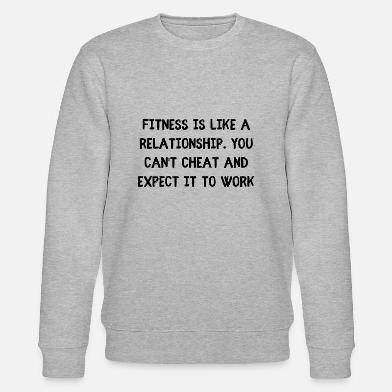 Fitness Relationship - Stanley/Stella CHANGER Unisex Organic Sweatshirt - heather grey