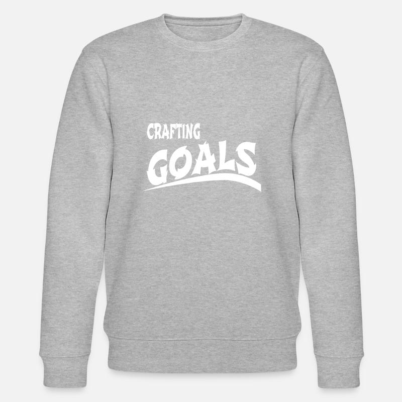 sayings funny creative thinking quote - Stanley/Stella Unisex Bio-Sweatshirt CHANGER  - Grau meliert