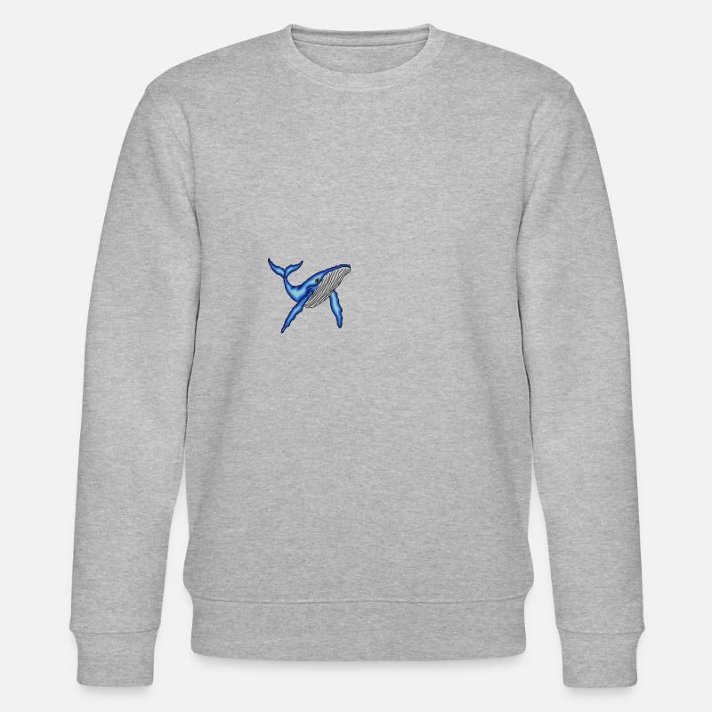 Baleine - Sweat bio CHANGER Stanley/Stella Unisexe - gris chiné