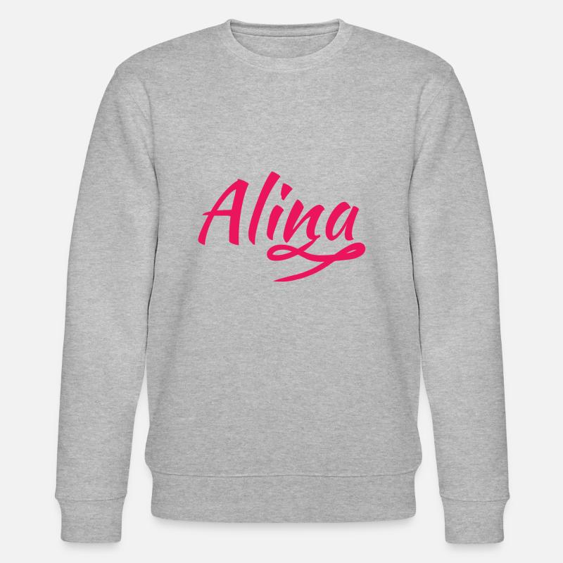 Nom Alina - Sweat bio CHANGER Stanley/Stella Unisexe - gris chiné