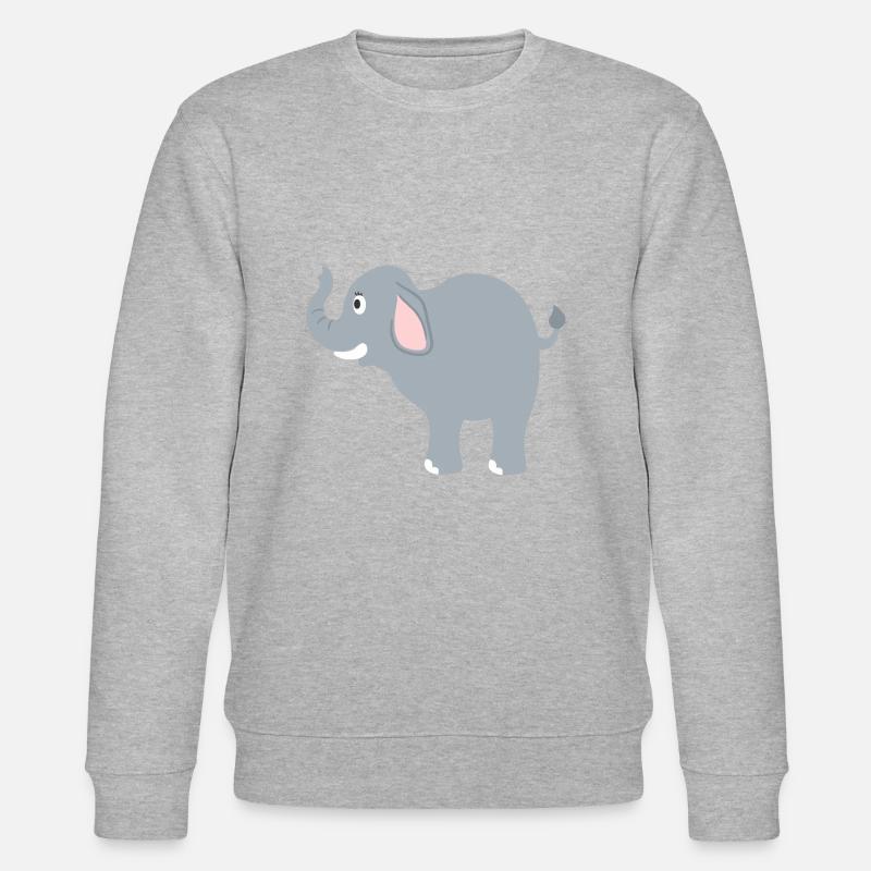 l'éléphant - Sweat bio CHANGER Stanley/Stella Unisexe - gris chiné