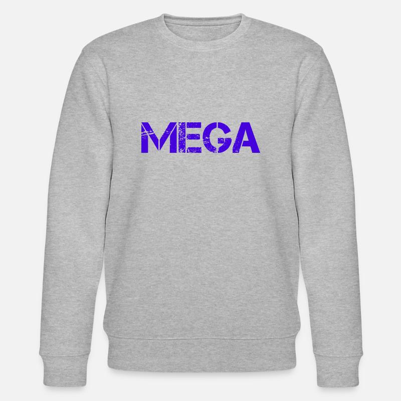 Mega design - Stanley/Stella Unisex Bio-Sweatshirt CHANGER  - Grau meliert