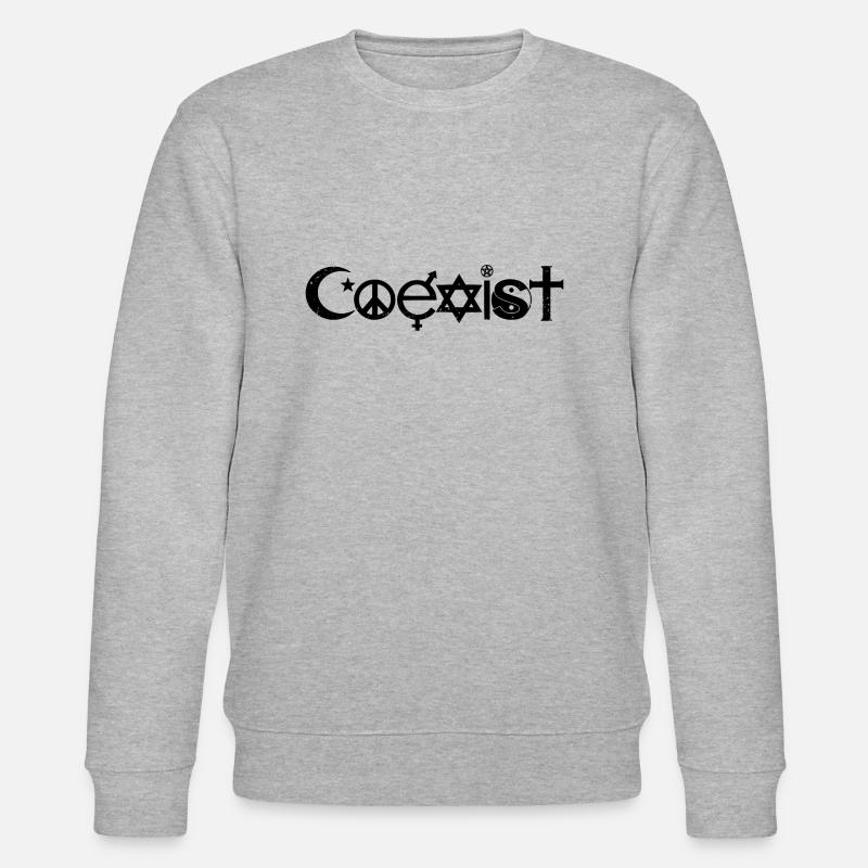 Coexist - Sweat bio CHANGER Stanley/Stella Unisexe - gris chiné