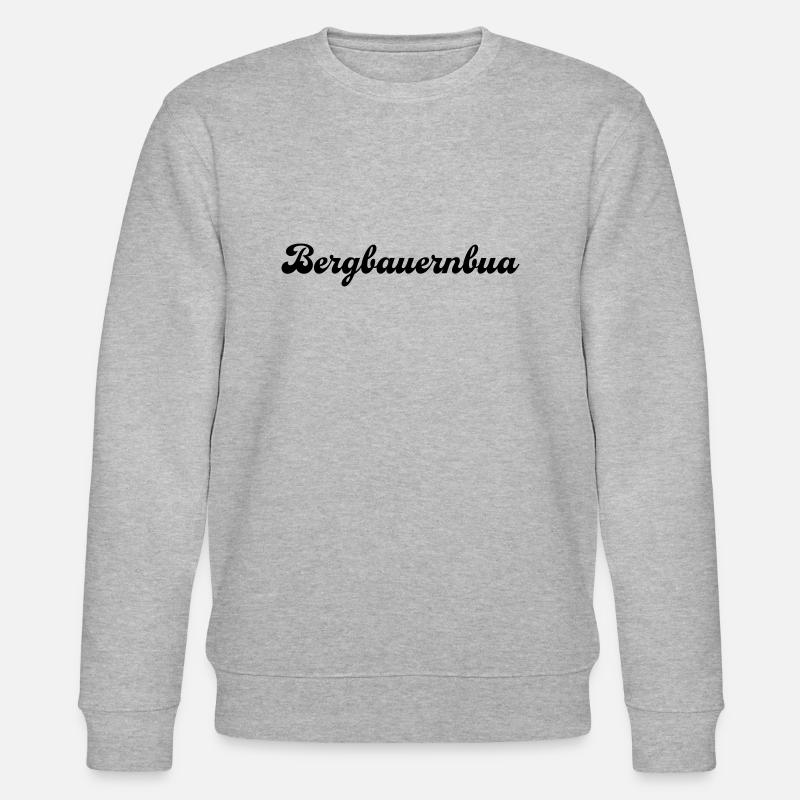 Bergbauernbua - Stanley/Stella Unisex Bio-Sweatshirt CHANGER  - Grau meliert