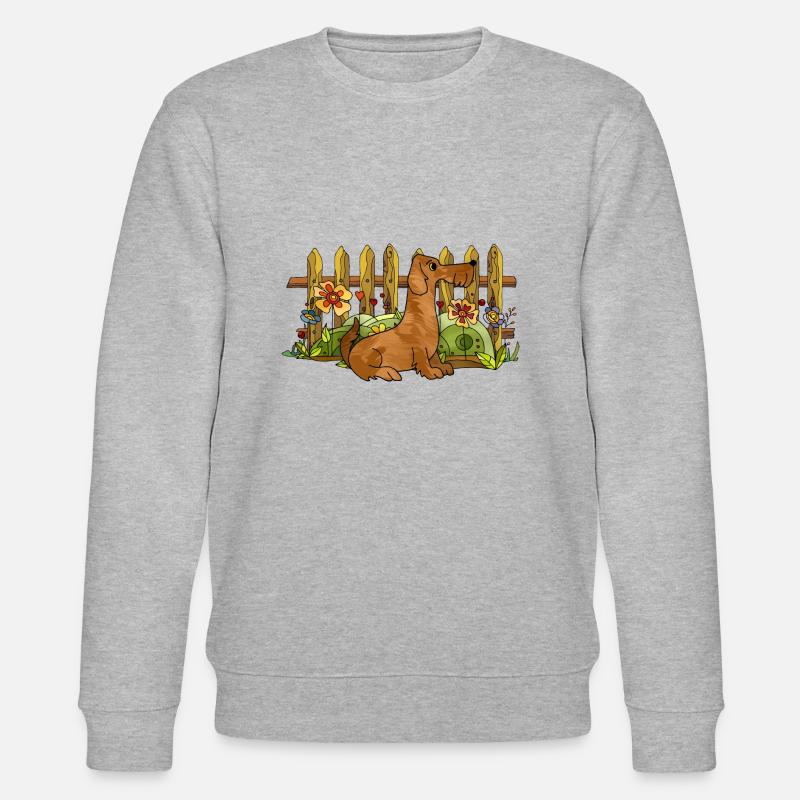 Hund - Stanley/Stella Unisex Bio-Sweatshirt CHANGER  - Grau meliert