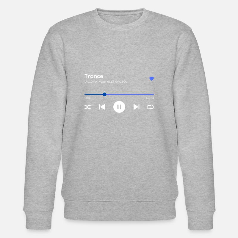 Trance - Stanley/Stella Unisex Bio-Sweatshirt CHANGER  - Grau meliert