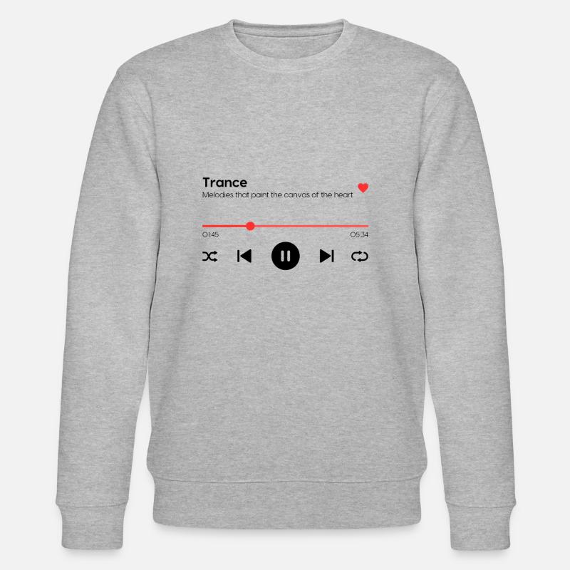 Trance - Stanley/Stella Unisex Bio-Sweatshirt CHANGER  - Grau meliert