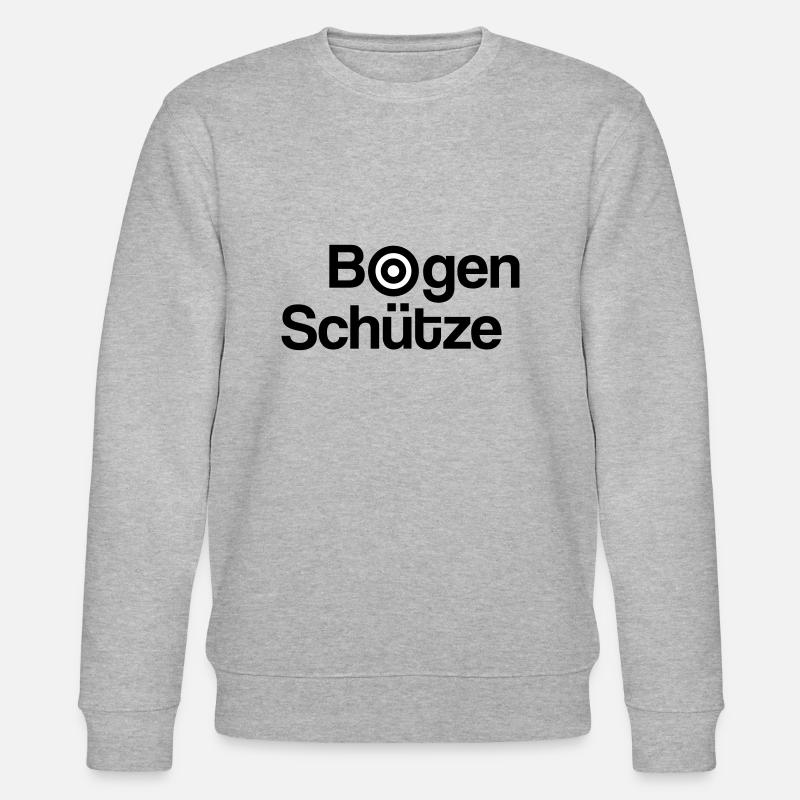 Bogenschütze - Stanley/Stella Unisex Bio-Sweatshirt CHANGER  - Grau meliert