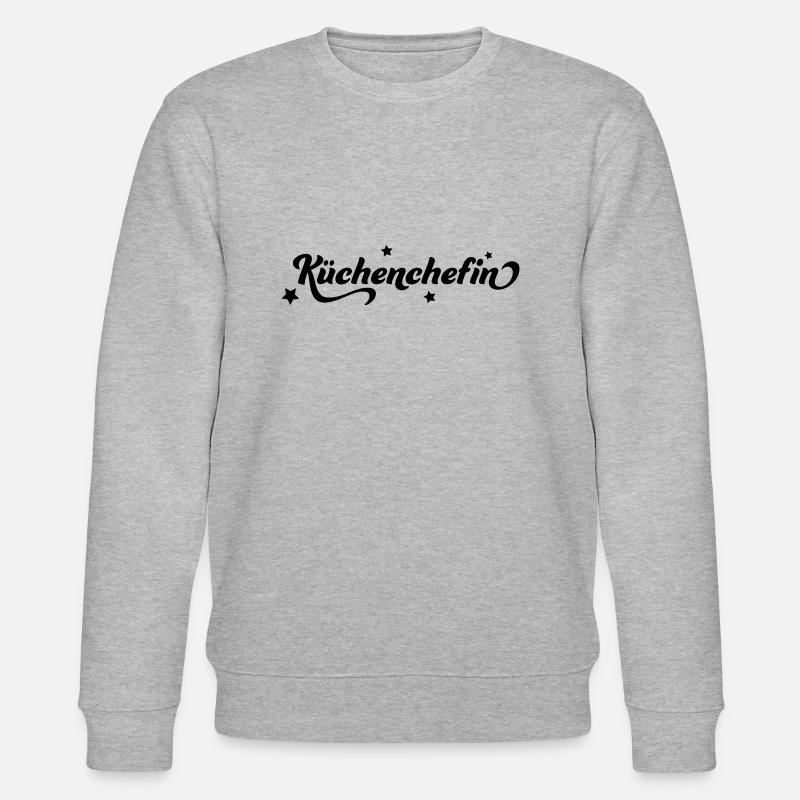 Küchenchefin - Stanley/Stella Unisex Bio-Sweatshirt CHANGER  - Grau meliert