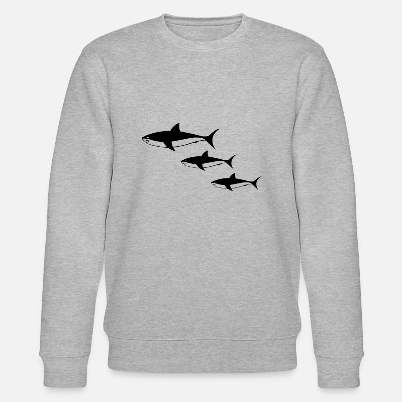 Requins - Sweat bio CHANGER Stanley/Stella Unisexe - gris chiné