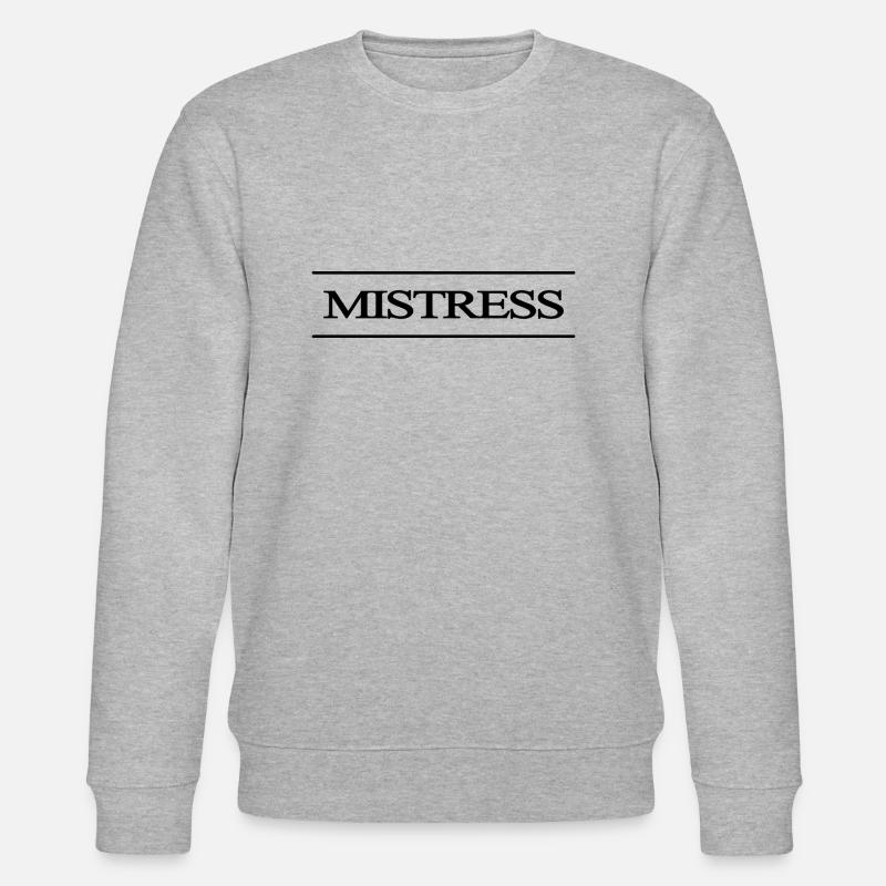 Herrin oder BDSM-Domina - Stanley/Stella Unisex Bio-Sweatshirt CHANGER  - Grau meliert
