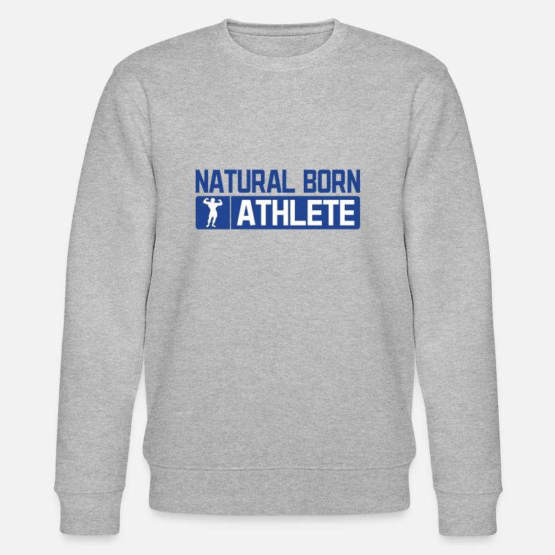 Athlète né - Sweat bio CHANGER Stanley/Stella Unisexe - gris chiné
