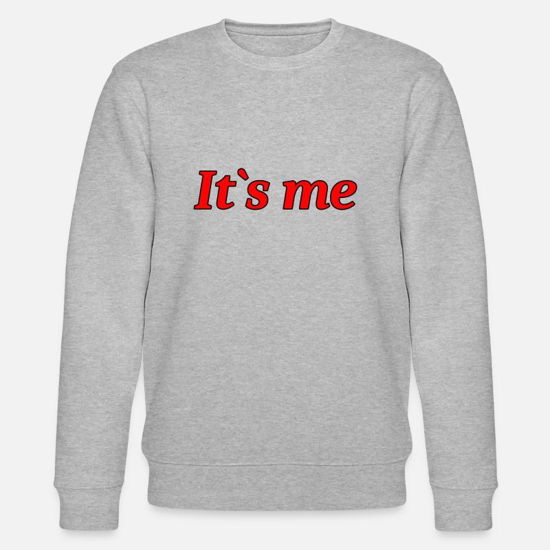 it's me - Stanley/Stella Unisex Bio-Sweatshirt CHANGER  - Grau meliert