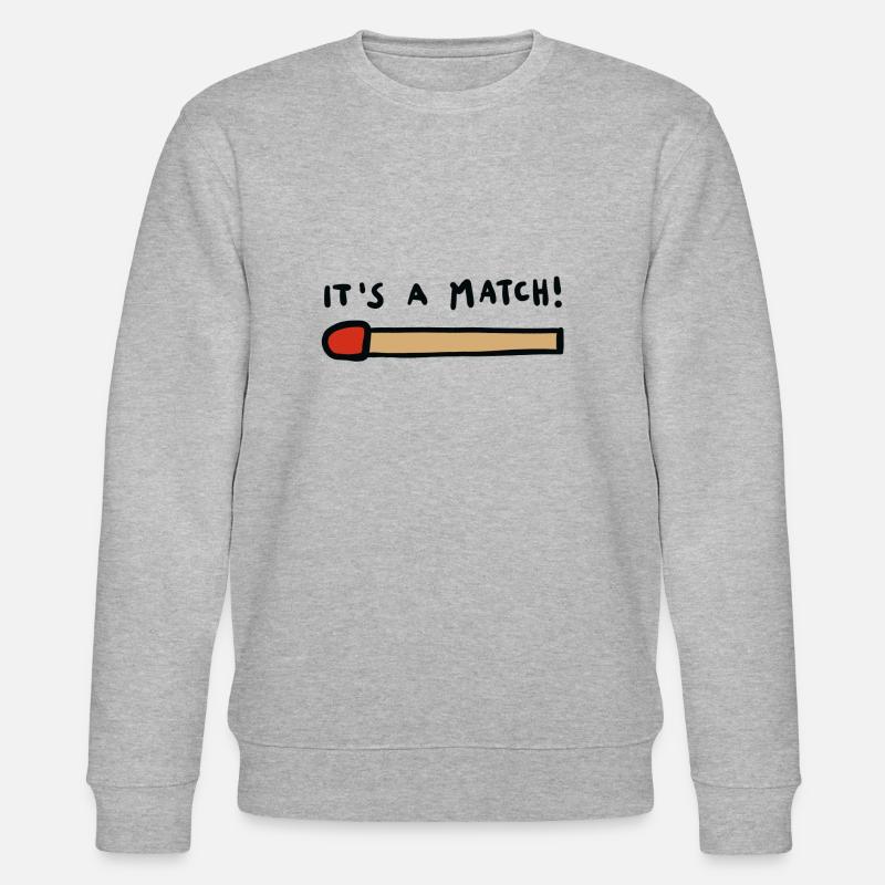 it´s a match - Stanley/Stella Unisex Bio-Sweatshirt CHANGER  - Grau meliert