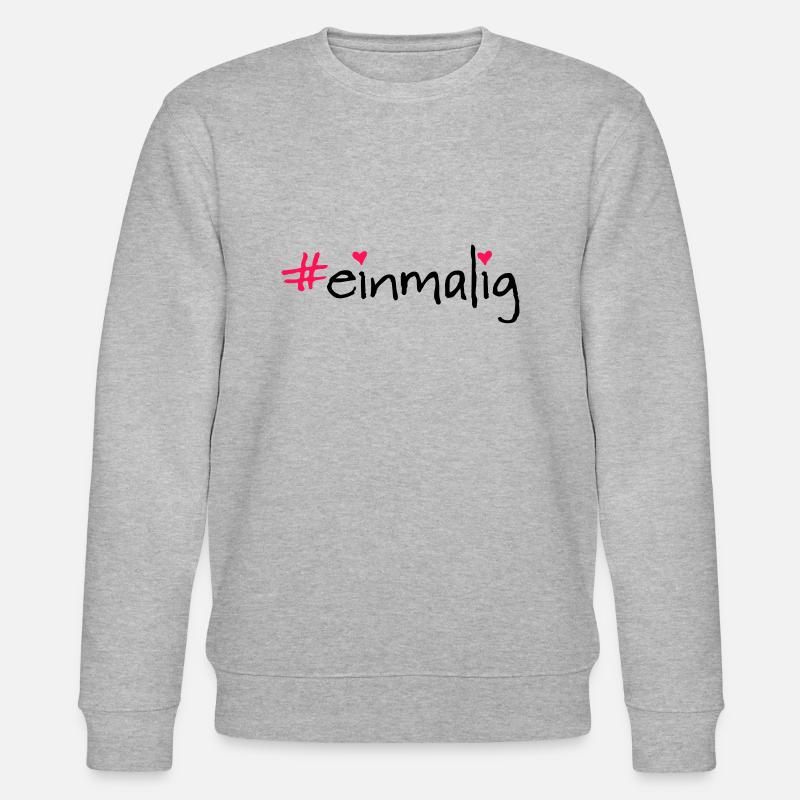 #einmalig - Stanley/Stella Unisex Bio-Sweatshirt CHANGER  - Grau meliert