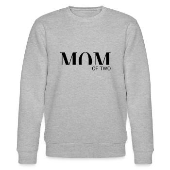 Maman Cool dictons cadeau maman - Sweat bio CHANGER Stanley/Stella Unisexe - gris chiné - Devant - Nik (191cm) & Marisol (170cm)