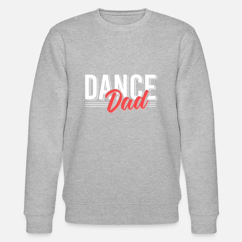 Dance Dad Dancer Daddy - Stanley/Stella Unisex Bio-Sweatshirt CHANGER - Grau meliert