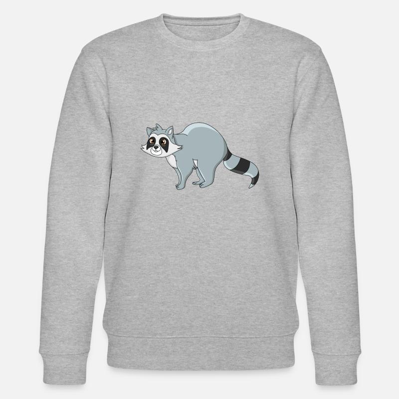 Raton laveur - Sweat bio CHANGER Stanley/Stella Unisexe - gris chiné