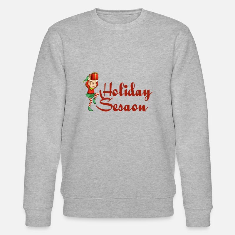 Elf - Stanley/Stella Unisex Bio-Sweatshirt CHANGER  - Grau meliert