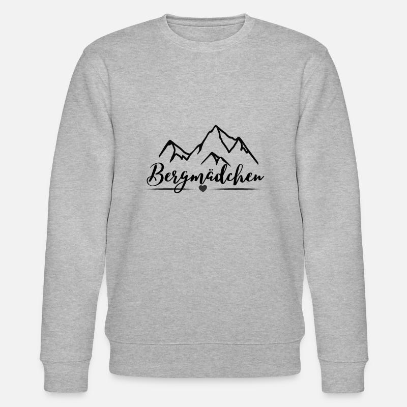 Bergmädchen - Stanley/Stella Unisex Bio-Sweatshirt CHANGER  - Grau meliert