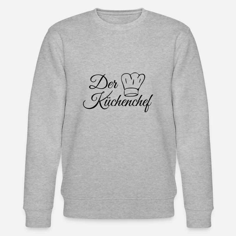 Der Küchenchef - Stanley/Stella Unisex Bio-Sweatshirt CHANGER  - Grau meliert