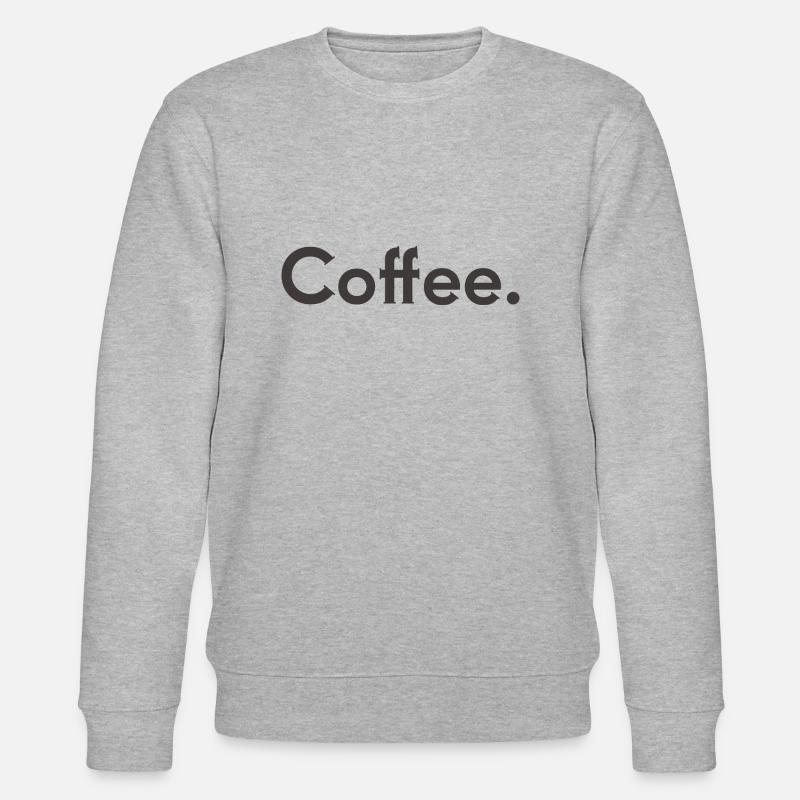 Ich mag Kaffee - Stanley/Stella Unisex Bio-Sweatshirt CHANGER  - Grau meliert