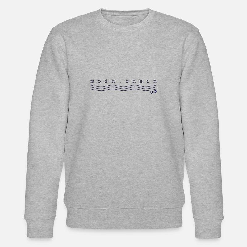 LISD_moin_rhein - Stanley/Stella Unisex Bio-Sweatshirt CHANGER  - Grau meliert
