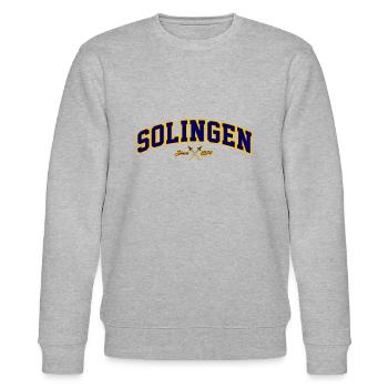 SOLINGEN - Stanley/Stella Unisex Bio-Sweatshirt CHANGER  - Grau meliert - Vorne - Nik (191cm) & Marisol (170cm)