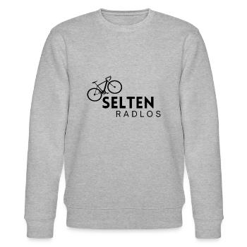 Selten Radlos - Stanley/Stella Unisex Bio-Sweatshirt CHANGER  - Grau meliert - Vorne - Nik (191cm) & Marisol (170cm)