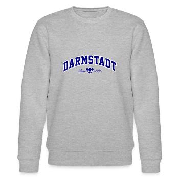 DARMSTADT - Stanley/Stella Unisex Bio-Sweatshirt CHANGER  - Grau meliert - Vorne - Nik (191cm) & Marisol (170cm)