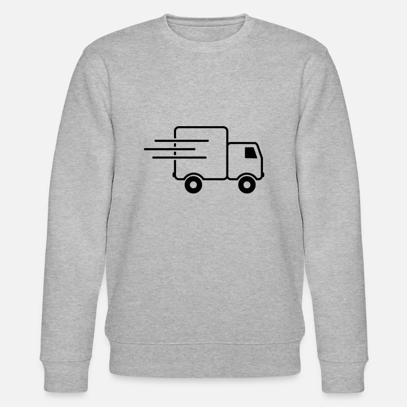express-transporter / Schnelllaster (1c) - Stanley/Stella Unisex Bio-Sweatshirt CHANGER  - Grau meliert