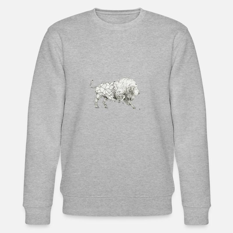 Bueffel - Stanley/Stella Unisex Bio-Sweatshirt CHANGER  - Grau meliert