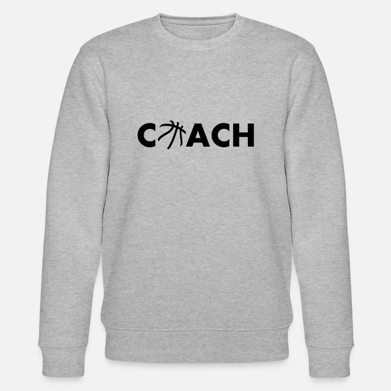 basketball coach - Stanley/Stella Unisex Bio-Sweatshirt CHANGER  - Grau meliert