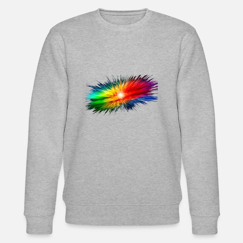 Farb Galaxy - Stanley/Stella Unisex Bio-Sweatshirt CHANGER  - Grau meliert