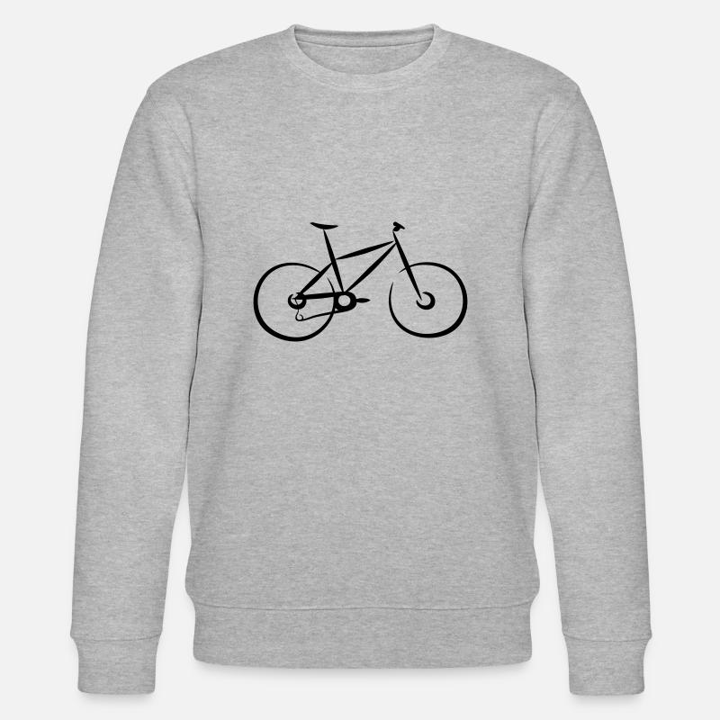 Fahrrad, radfahren - Stanley/Stella Unisex Bio-Sweatshirt CHANGER  - Grau meliert