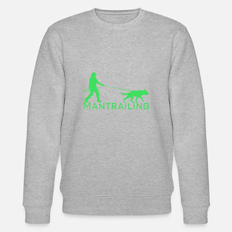 Mantrailing - Sweat bio CHANGER Stanley/Stella Unisexe - gris chiné