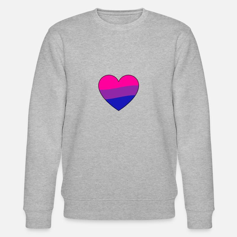 Pride Bisexual - Stanley/Stella Unisex Bio-Sweatshirt CHANGER  - Grau meliert
