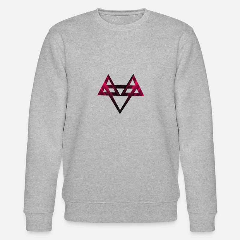 Logo Neffex 3D Rouge - Sweat bio CHANGER Stanley/Stella Unisexe - gris chiné