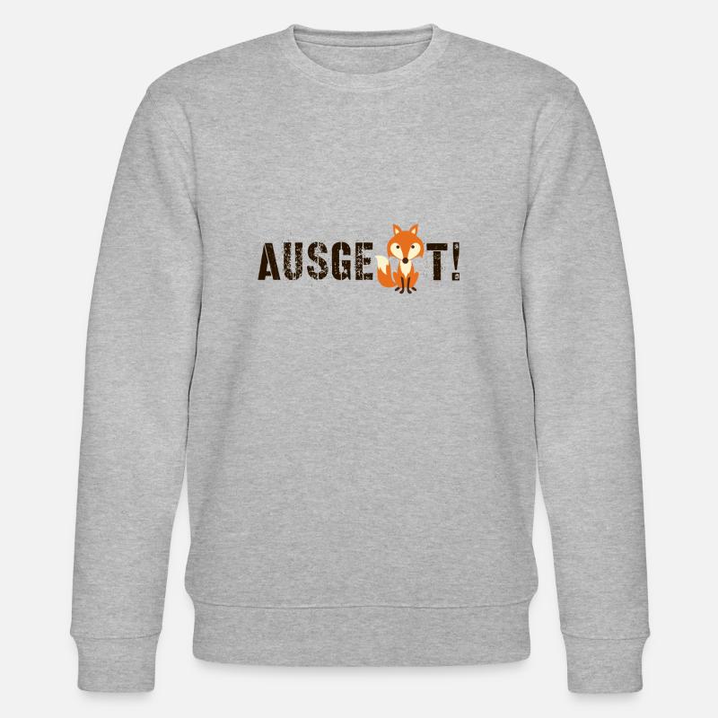 FUCHS - Ausgefuchst - Stanley/Stella Unisex Bio-Sweatshirt CHANGER  - Grau meliert